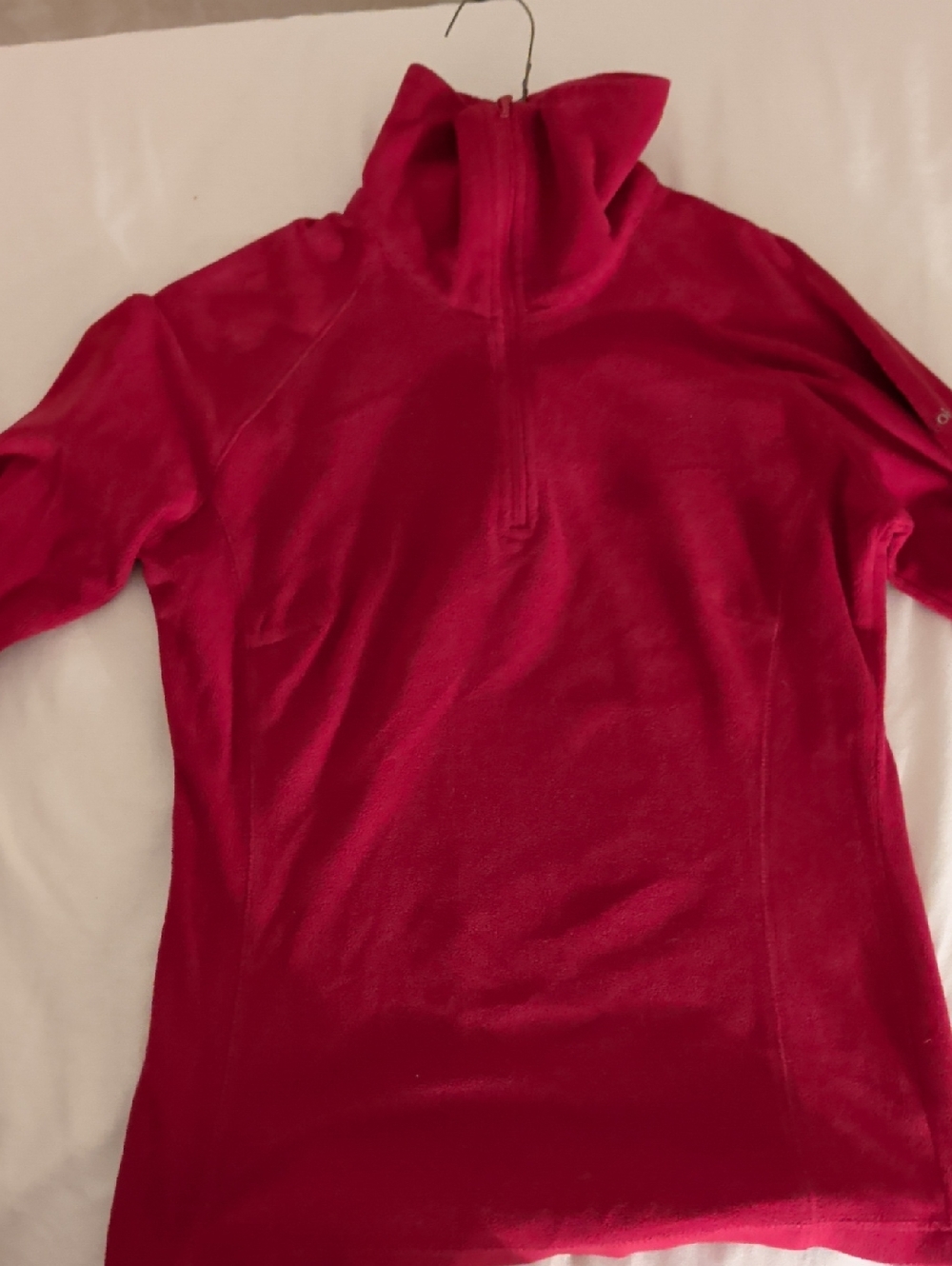 Columbia Crimson Half-Zip Cowl Neck Sweater